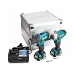 Makita - Makita 12V aku set bušilica, udarni odvijač CLX224X