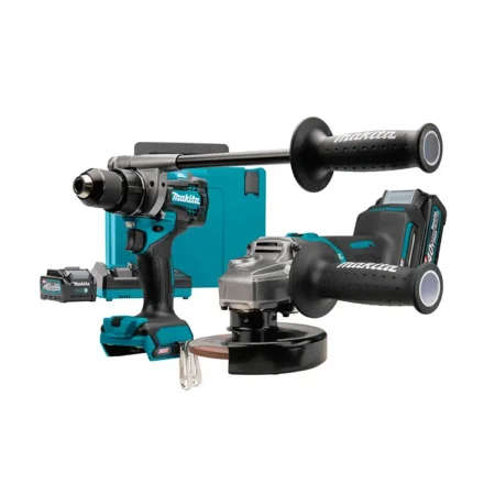 XGT MAKITA 40V - Akumulatorski set bušilica-odvijač i brusilica DK0124G201