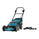 Makita - Akumulatorska kosilica 4u1 18+18V DLM530PT4 SET 4x baterija 18 V 5.0 Ah i dupli punjač