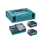 XGT Makita 40V - XGT baterijski set (2.5 Ah) DC40RA, BL4025x2, MAKPAC 1 191J81-6