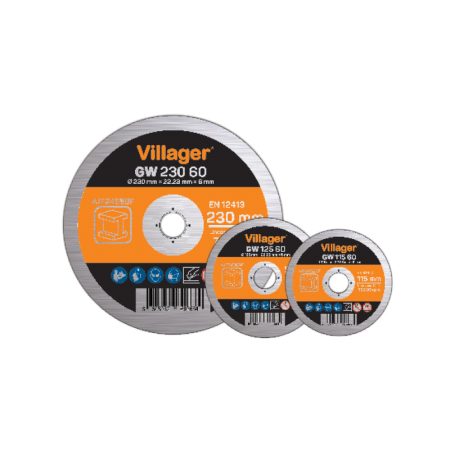 Villager GW11560 brusna ploča za metal 115x60