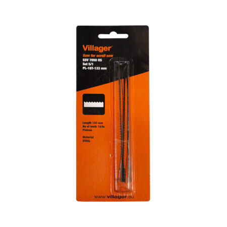 Villager testere za modelarsku testeru SSV 7050 RS pakovanje set 5/1 PL-18T-133 mm
