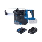 Scheppach aku udarni čekić bušilica SDS+ sa usisivačem Brushless IXES BC-DH300DFS-XSS2