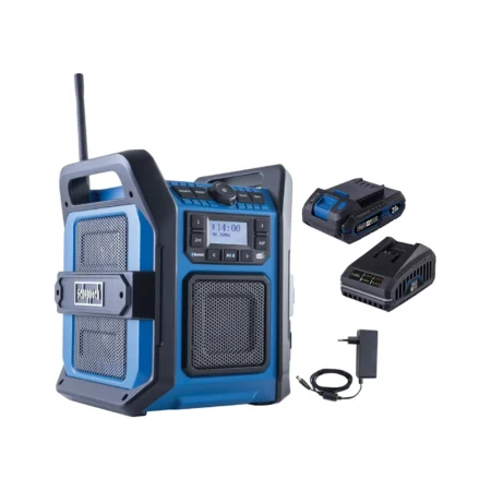 Scheppach aku radio IXES C-DAB30-X - SET S 1x2Ah