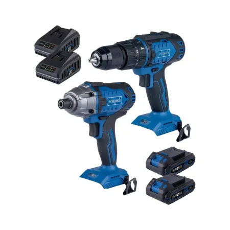 Scheppach aku set udarni odvijač i aku udarna bušilica Brushless IXES 7