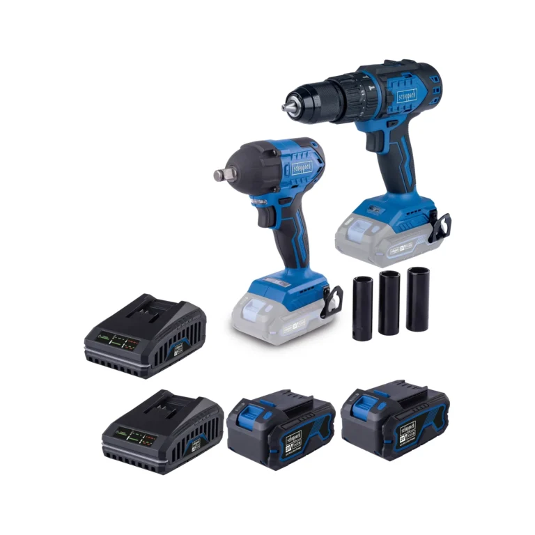 Scheppach aku set udarni odvijač i aku udarna bušilica Brushless XSS4-1