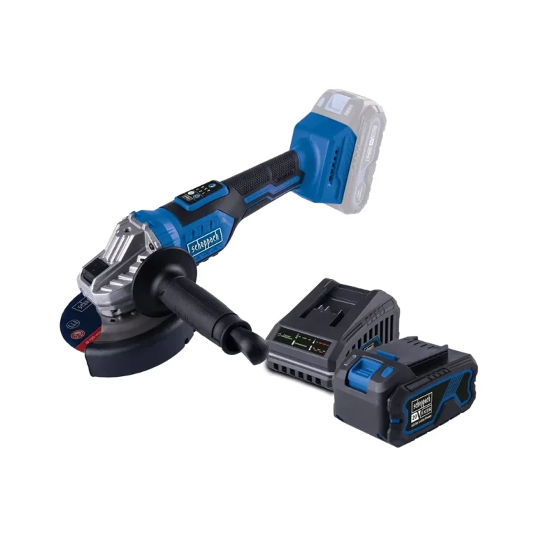 Scheppach SET aku ugaona kutna brusilica Brushless IXES BC-AG125-XSS4
