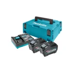 Makita - XGT power set u koferu MAKPAC 2, BL4050Fx2, DC40RA 191V35-5