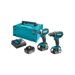 Makita - Akumulatorski set alata LXT DLX2127TJ1 - DDF482, DTD152