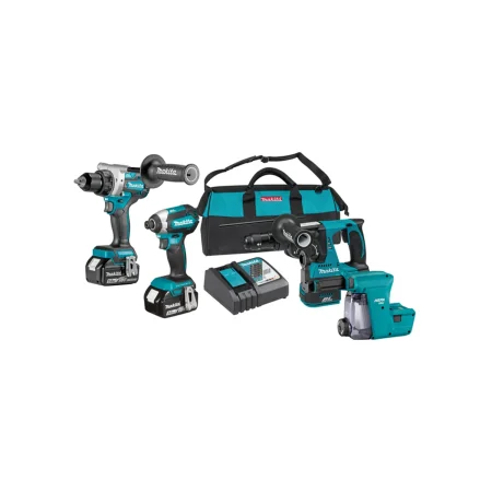 Makita - Akumulatorski set alata LXT DLX3154TX1 (DDF486, DTD153, DHR243)