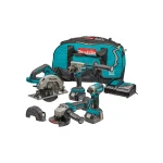 Makita - Akumulatorski set alata LXT DLX4156TX1 (DDF486, DTD153, DHS660, DGA504)
