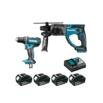 Makita - Akumulatorski set alata DLXSET003 (DDF482, DHR202)