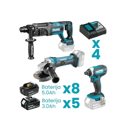 Makita - Akumulatorski set alata LXT DLXSET013 (DHR241, DTD152, DGA452)