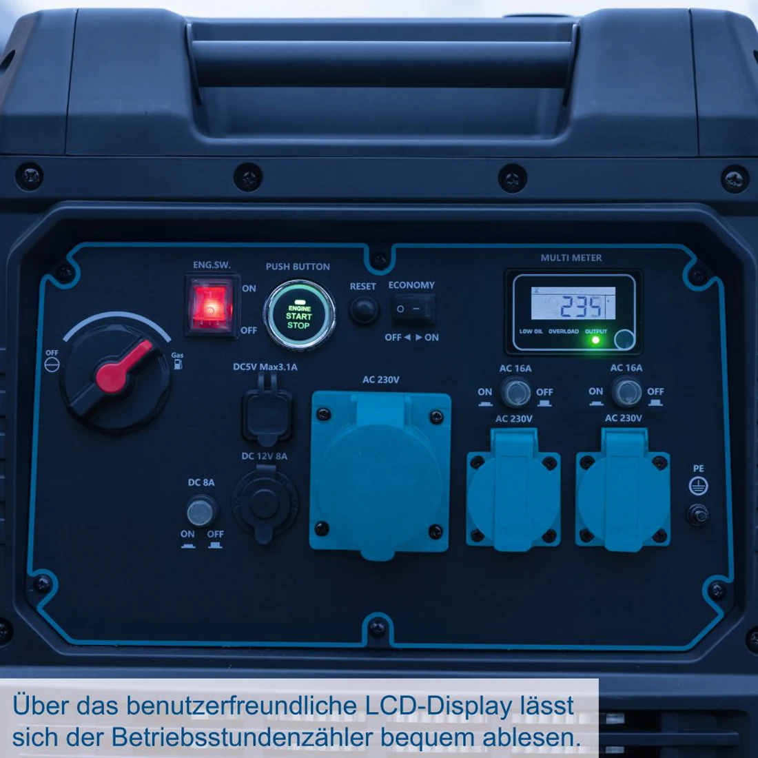 Scheppach tihi inverterski agregat za struju SG7000i 6800W, fotografija 3