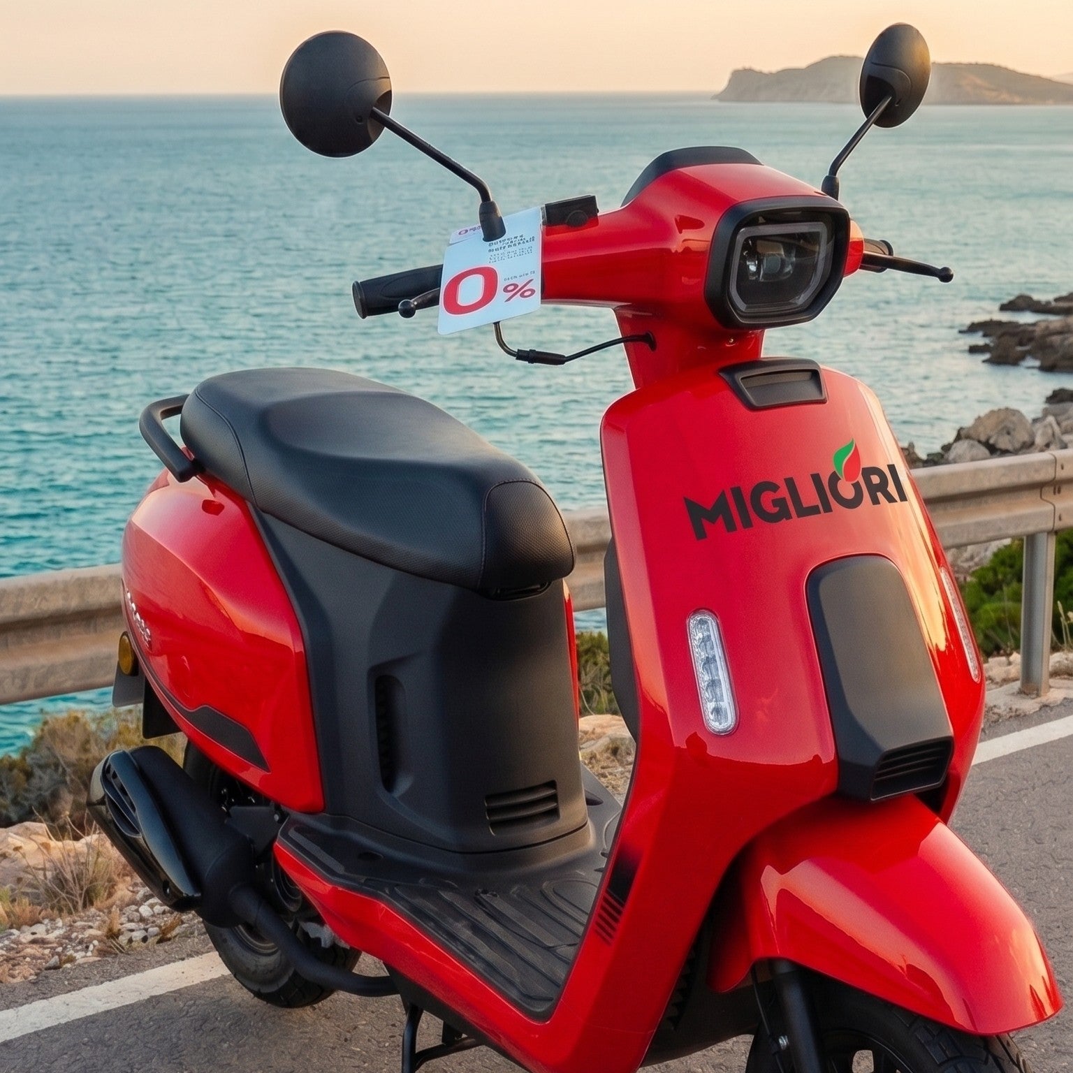 Migliori moped GAIA crven/mat crn