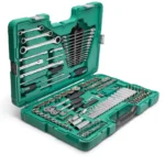 SET NAS. KLJUČEVA 1/4",3/8",1/2" 6-KANT I 12-KANT S KLJUČEVIMA I IZVIJAČIMA 150 KOMADA SATA ST09510SJ