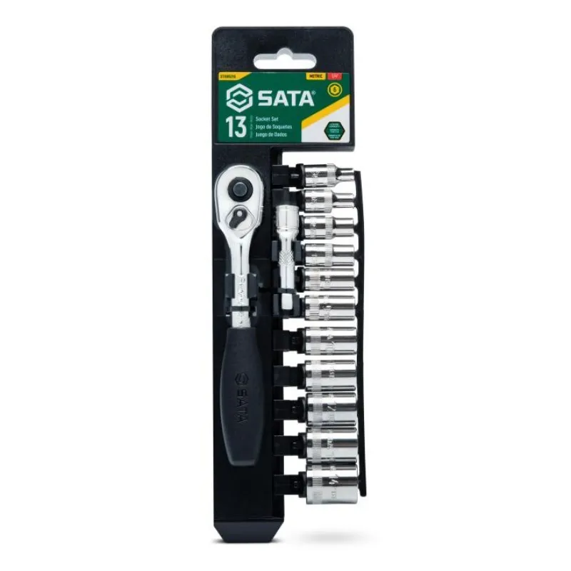 SET NASADNIH KLJUČEVA 1/4" 4-14 MM 13 KOM SATA ST09521G