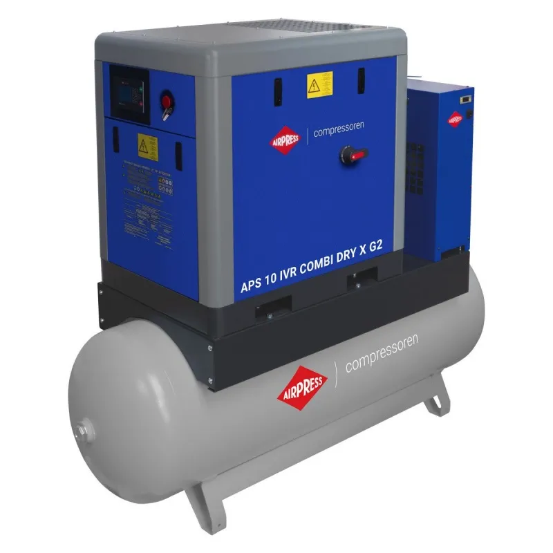 KOMPRESOR VIJČANI 500L APS X10 IVR 7,5KW 10 BAR VARIJABILNI AIRPRESS