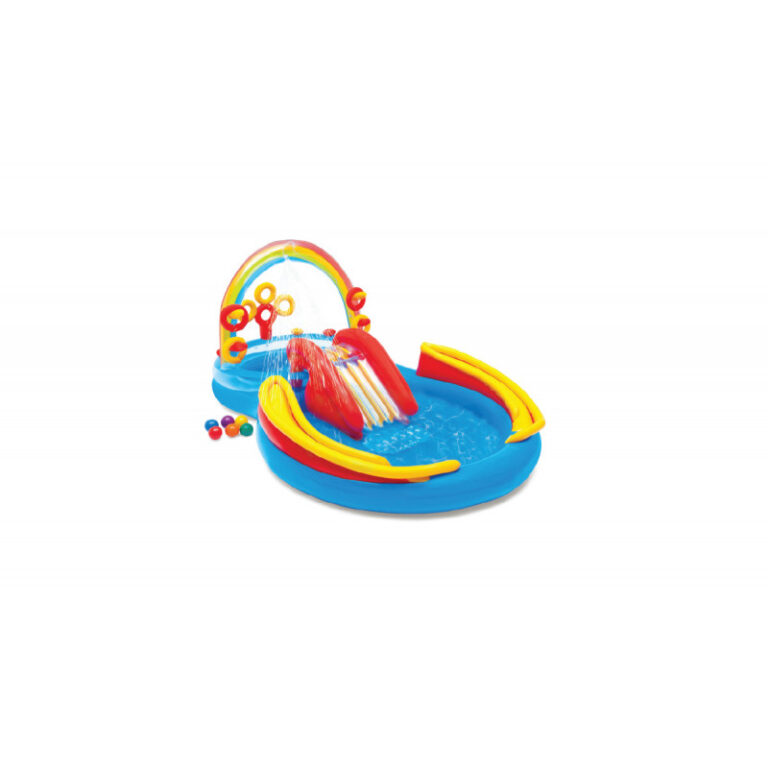 Intex Dječiji bazen 2.97 x 1.93 x 1.35m Rainbow Ring Play Center