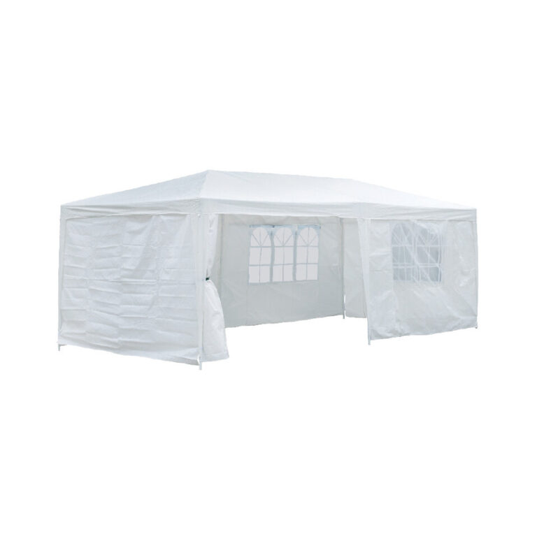 Green Bay tenda bijela 3 x 6 m sa bočnim stranama