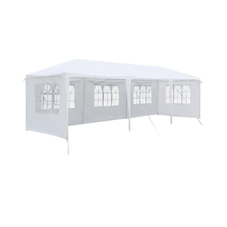 Green Bay tenda bijela 3 x 9 m sa bočnim stranama
