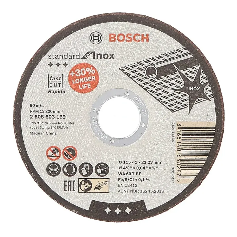 PLOČA REZNA 115x1 mm INOX - BOSCH