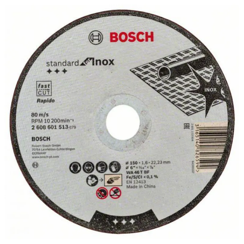 PLOČA REZNA 115x1.6 mm INOX - BOSCH