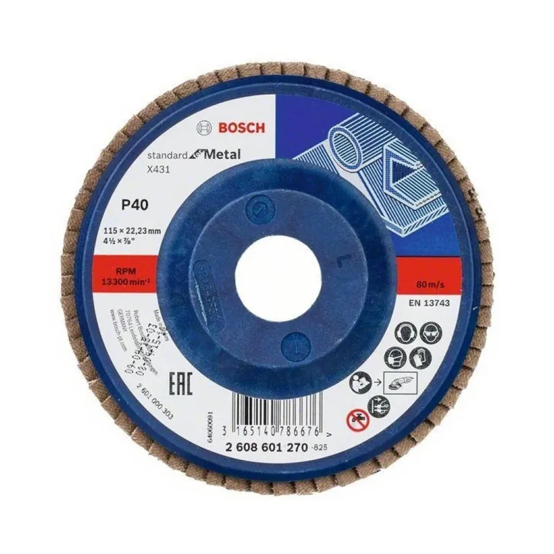 DISK BRUSNI LAMELNI 115 mm A40 ravni X431- BOSCH