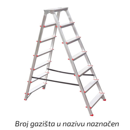 Ljestve duple 5 gazišta