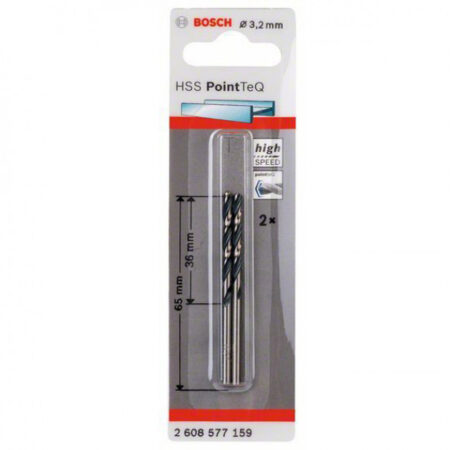 BORER HSS PointTec 3.2 mm BOSCH 2 kom 2608577159