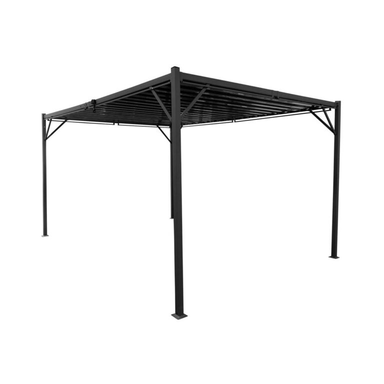 Ruris metalna tenda Pergola 295395 sa podesivim krovom 395x295x220cm