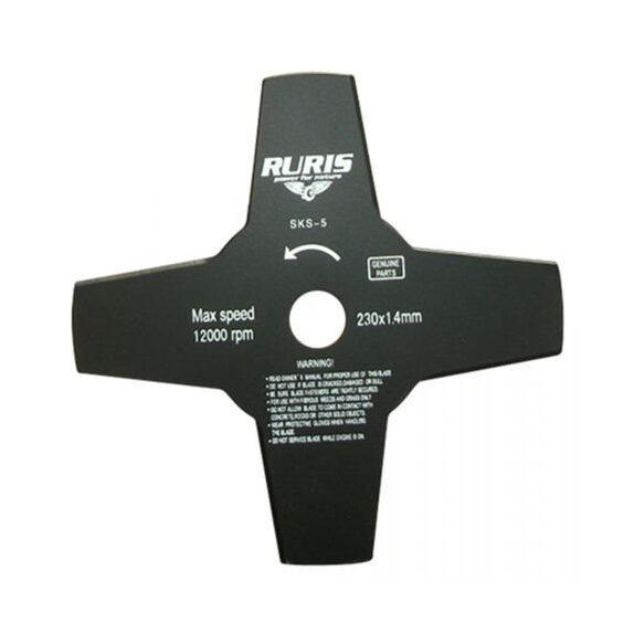 Ruris disk za rezanje trave sa 4 ivice za trimer 230×1.4mm