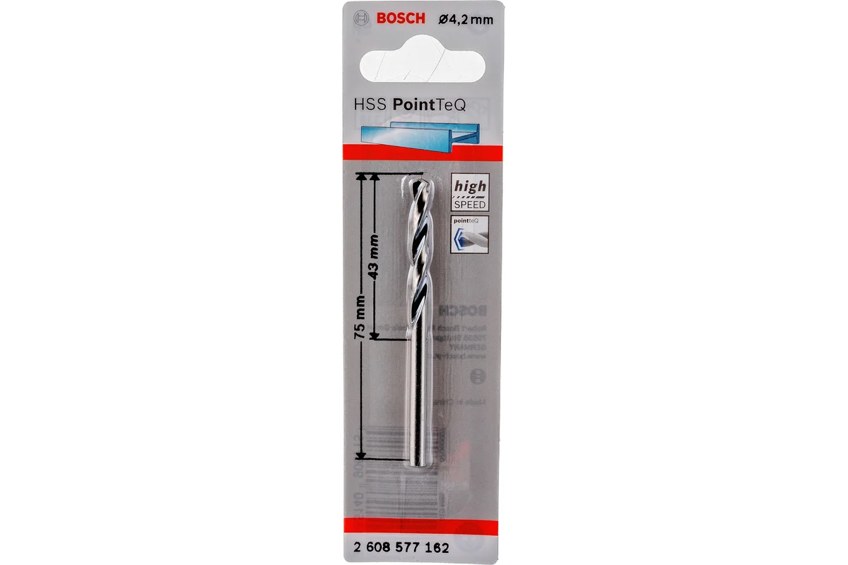 BORER HSS PointTec 4.2 mm BOSCH 1 kom 2608577162