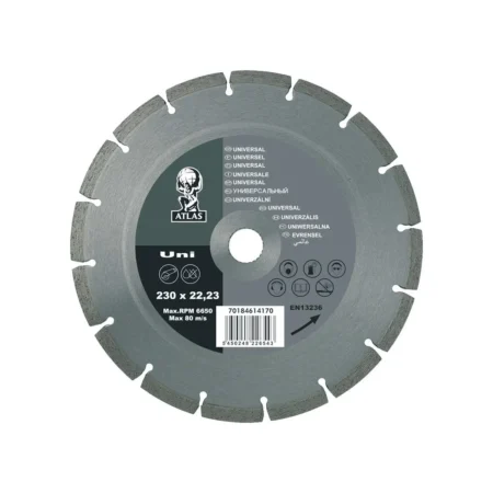 Norton univerzalna dijamantska rezna ploča 230×22.23 mm ATLAS UNIVERSAL 70184614170