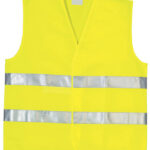 Lacuna signalizirajući zaštitni Hi-Viz prsluk KANES – žuti
