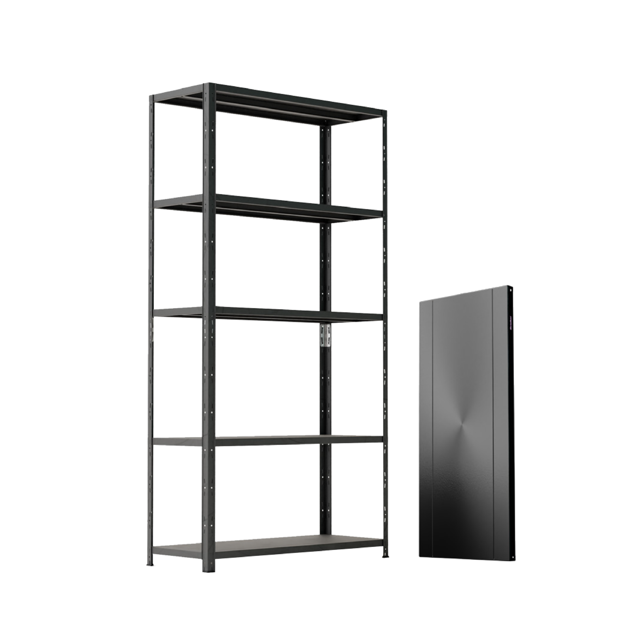 POLICA 180X90X40cm 300 kg BLACK FROZEN