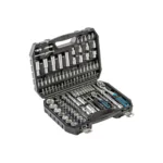 HOEGERT 112-dijelni set nasadnih ključeva 1/4″ i 1/2″ i bitova HT1R232