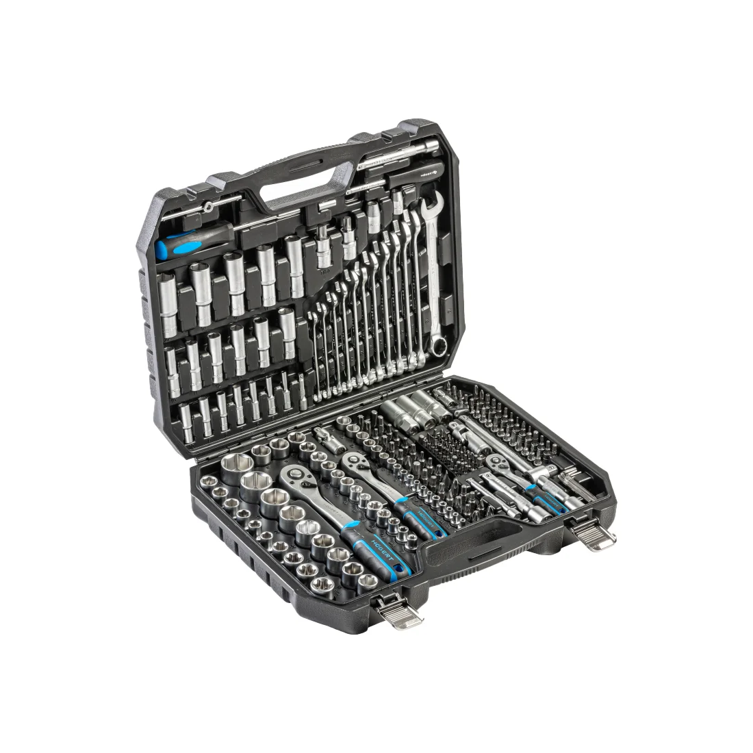 HOEGERT 222-dijelni set alata 1/4″, 1/2″ i 3/8″ HT1R244