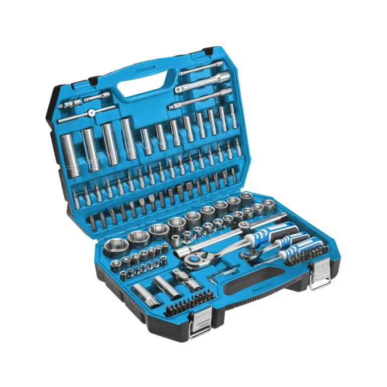 HOEGERT 144-dijelni set nasadnih ključeva 1/4″ i 1/2″ HT1R440