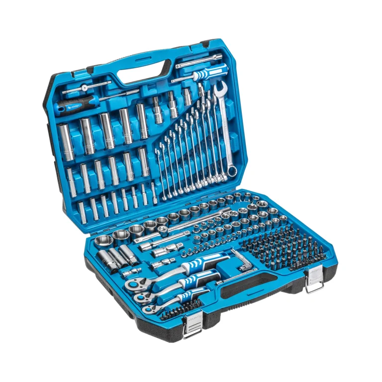 HOEGERT 222-dijelni set nasadnih ključeva 1/4″, 1/2″ i 3/8″ HT1R444