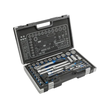 HOEGERT 60-dijelni set nasadnih ključeva 1/2 i 1/4 SPLINE HT1R470