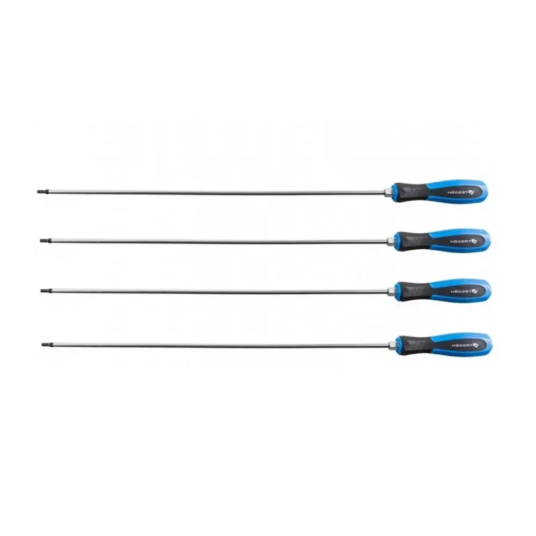 HOEGERT 4-dijelni set dugih torx odvijača udarnih T15-T30 HT1S079