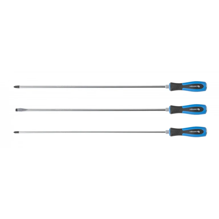 HOEGERT 3-dijelni set šrafcigera dugih PH2 PH3 SL8 450mm HT1S084