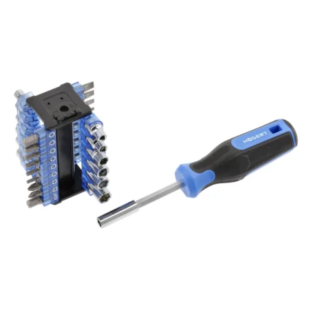 HOEGERT 34-dijelni set bitova i nasadnih ključeva 1/4″ sa odvijačem HT1S100