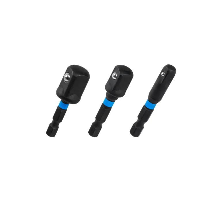 HOEGERT 3-dijelni set adaptera za nasadne ključeve 1/4″ 3/8″ 1/2″ IMPACT HT1S704