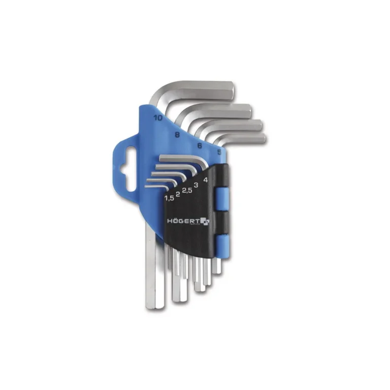 HOEGERT 9-dijelni set imbusa HT1W802 1.5-10mm