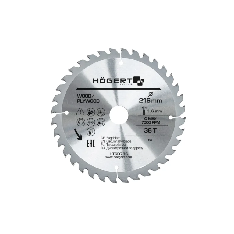 HOEGERT list kružne pile/cirkulara za drvo 216 mm 36 Z HT6D786