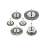 HOEGERT 6-dijelni set četki čeličnih 6 mm 37-57 mm HT7D744