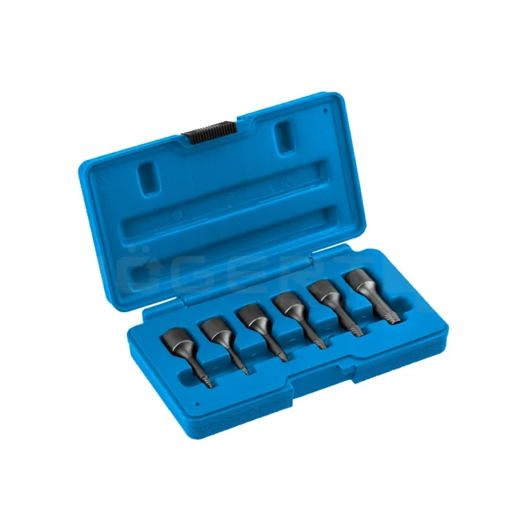 HOEGERT 6-dijelni set ključeva za vađenje polomljenih vijaka M2-M10 3/8″ HT8G402