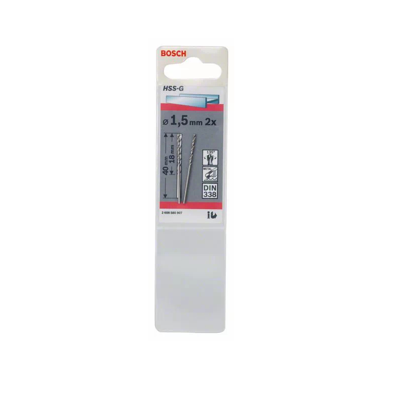 Borer HSS-G 1,5 mm